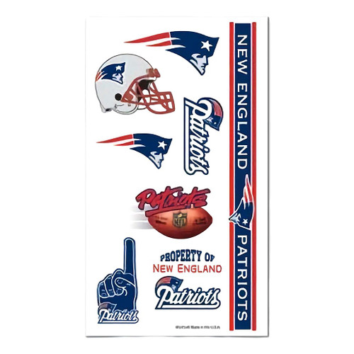 New England Patriots NFL Temporary Tattoos