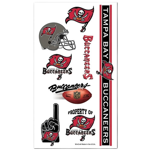 Tampa Bay Buccaneers NFL Temporary Logo Tattoos