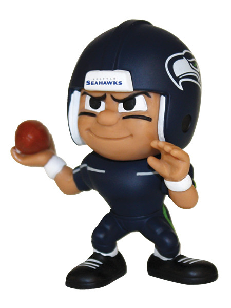 Seattle Seahawks NFL Quarterback Action Figure Toy (Blue Jersey)