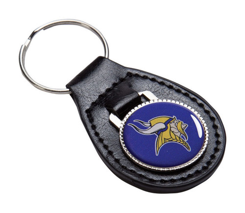 Minnesota Vikings NFL Leather Key Fob Key Chain