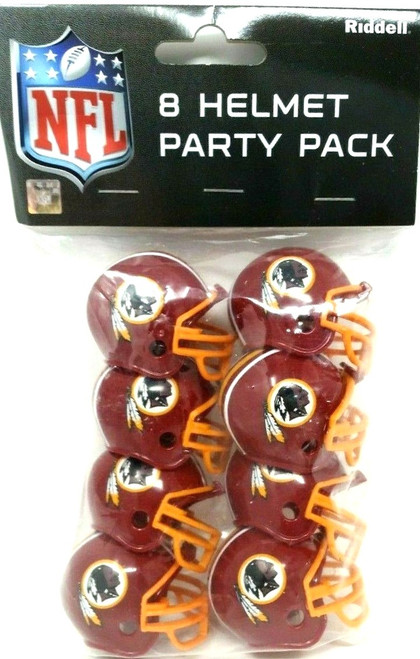 Washington Redskins NFL Mini Helmet Party Pack – 8‑Piece Cake Toppers