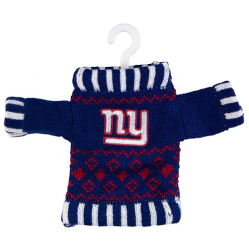 New York Giants NFL Holiday Sweater Ornament