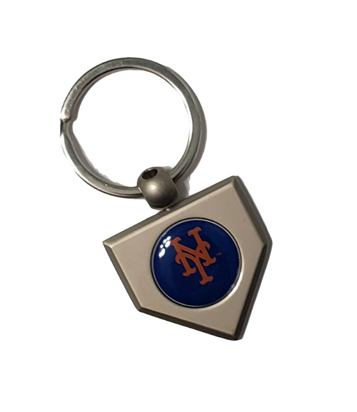 New York Mets MLB Home Plate Key Chain