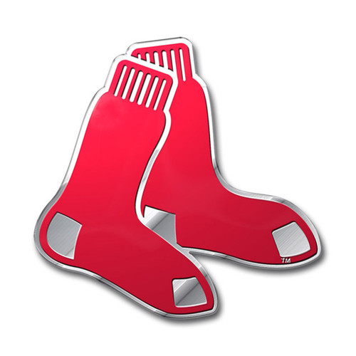 Boston Red Sox MLB Baseball Aluminum Color Emblem