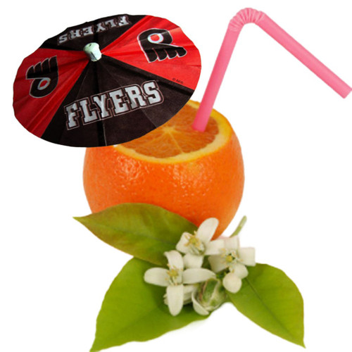 Philadelphia Flyers NHL Hockey Party Drink Umbrellas Cake Toppers