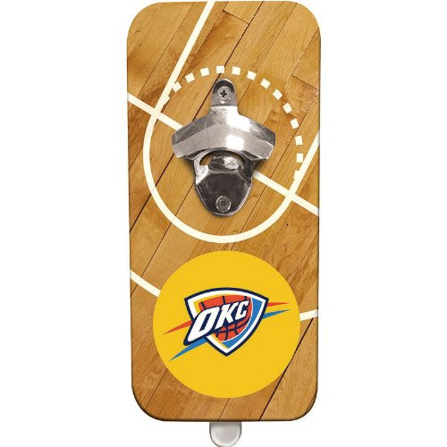 Oklahoma City Thunder NBA Mountable Magnetic Bottle Opener Oklahoma City Thunder NBA Mountable Magnetic Bottle Opener