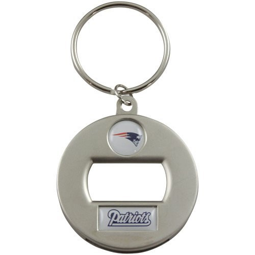 New England Patriots NFL Metal EZ Bottle Opener Key Chain Ring