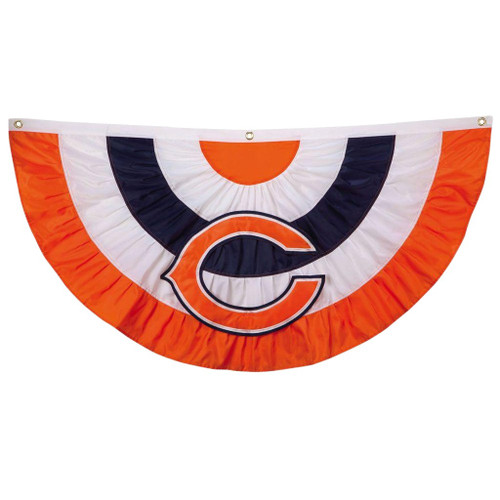 Chicago Bears NFL Logo Bunting Banner Flag