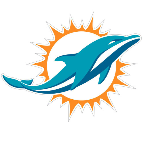 Miami Dolphins NFL Football Logo Magnet Miami Dolphins NFL Football Logo Magnet