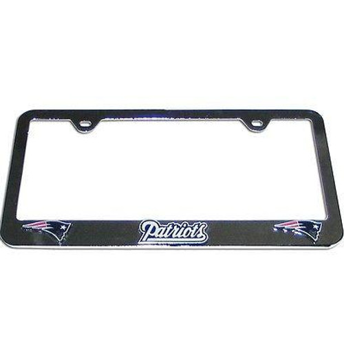 New England Patriots 3D Chrome License Plate Frame