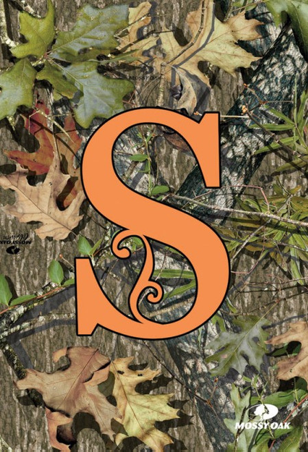 Mossy Oak Camouflage Monogram S House Flag