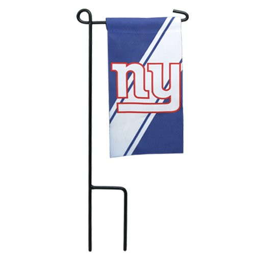 New York Giants Logo Mini Banner Yard Garden Flag w/ Stand