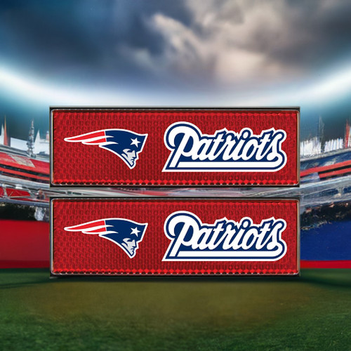New England Patriots NFL Logo Reflector Set