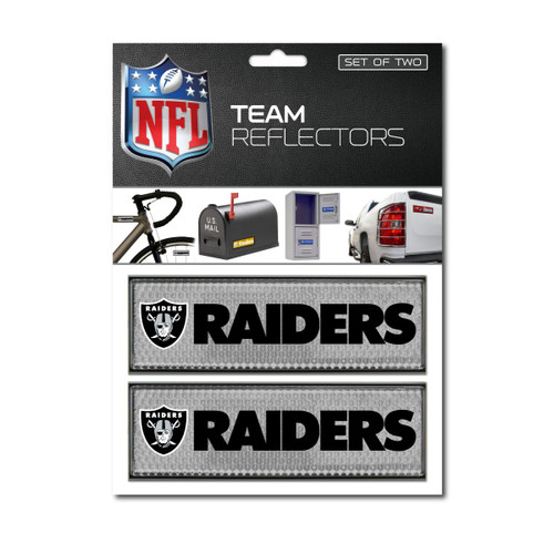 Las Vegas Raiders Team Logo Reflector Set