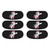 Cincinnati Reds MLB Eye Black Strips (6 Count) - Vinyl Face Stickers