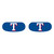 Texas Rangers MLB Blue Eye Black Strips (6 Count) - Vinyl Face Stickers