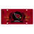 Arizona Cardinals Styrene License Plate