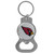 Arizona Cardinals NFL Bottle Opener Key Chain - White