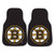 Boston Bruins 2-pc Carpet Car Mat Set