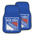 New York Rangers NHL Carpet Car Mat Set