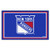 New York Rangers 4' x 6' Ultra Plush Area Rug