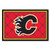 Calgary Flames 5' x 8' Ultra Plush Area Rug