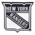 New York Rangers Chrome Metal Emblem