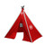 Atlanta Hawks NBA Red & White Teepee Play Tent – 75" x 72" Kids Fan Tent with Team Colors & Logos