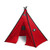 Georgia Bulldogs NCAA Red & Black Teepee Play Tent