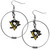 Pittsburgh Penguins 2 Inch Hoop Earrings