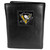 Pittsburgh Penguins NHL Deluxe Leather Tri-fold Wallet w/ Gift Box