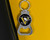 Pittsburgh Penguins NHL Hockey Black Logo Keychain