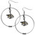 Nashville Predators NHL Hockey Hoop Earrings