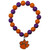 Clemson Tigers Fan Bead Bracelet