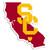 USC Trojans Home State Decal