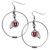 Utah Utes 2 Inch Hoop Earrings