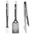 Virginia Tech Hokies 3 pc Stainless Steel BBQ Set