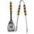 West Virginia Virginia Mountaineers 2 pc Steel BBQ Tool Set
