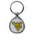 West Virginia Virginia Mountaineers Chrome Key Chain
