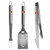 Washington St. Cougars 3 pc Stainless Steel BBQ Set