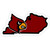 Louisville Cardinals Home State 11 Inch Magnet
