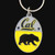 Cal Berkeley Bears Carved Metal Key Chain