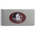 Florida State Seminoles Brushed Metal Money Clip