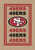 San Francisco 49ers NFL Burlap Garden Flag