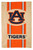 Auburn Tigers 12.5 x 18 Burlap Flag