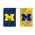 Michigan Wolverines 12.5" x 18" Double Sided Suede Flag