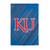 Kansas Jayhawks NCAA Two Sided Suede Garden Flag
