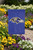 Baltimore Ravens NFL 10.5" x 15" Mascot Garden Window Flag - Ravens Logo - Hanging out doors on a garden flag pole - in a garden