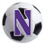 Northwestern Wildcats Soccer Ball Mat