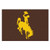 Wyoming Cowboys Mat - Cowboy Logo